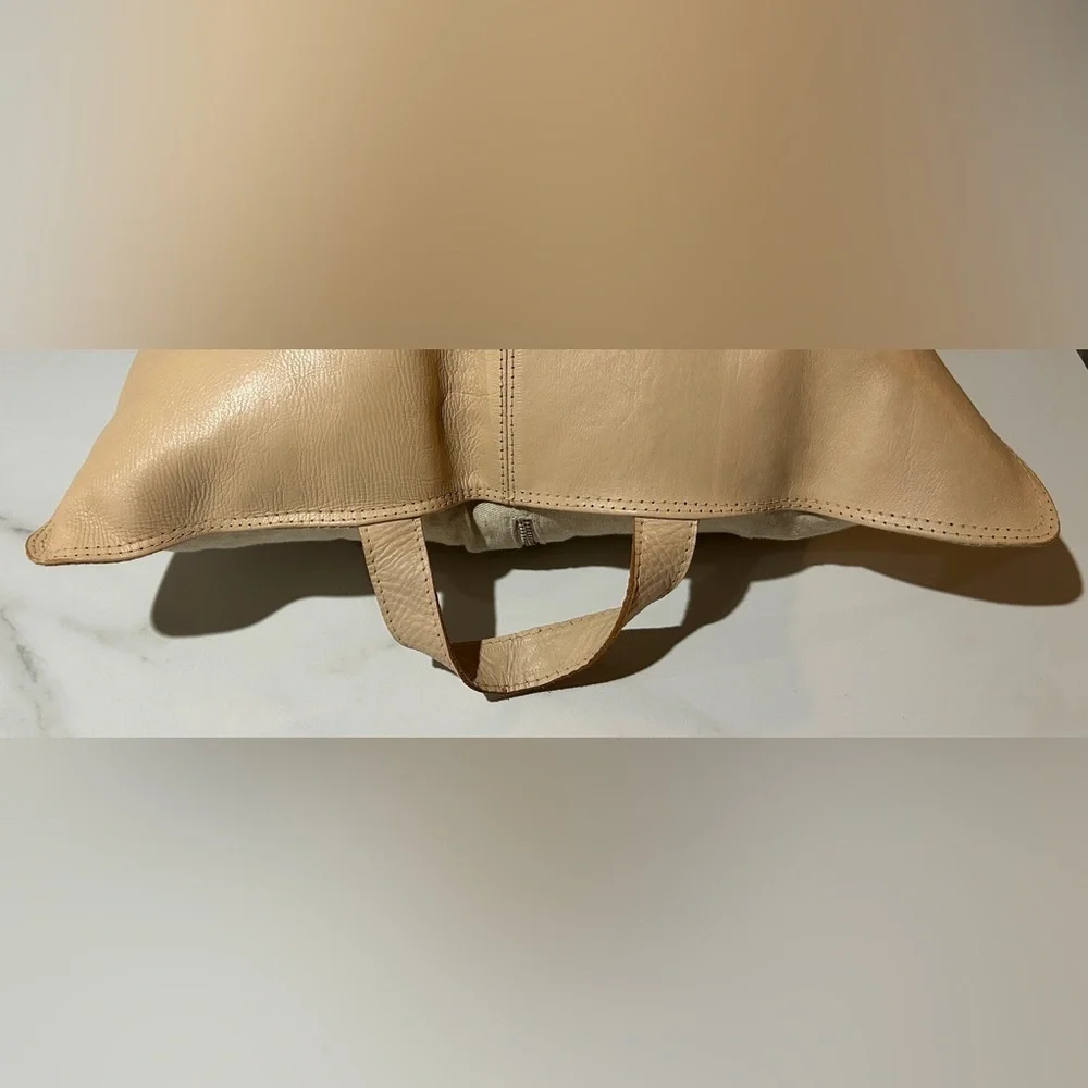 Elegant Tan Leather Throw Pillow size 18X18